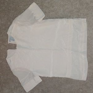 H&M Silk Blouse Size 2 Blush/Light Pink Color